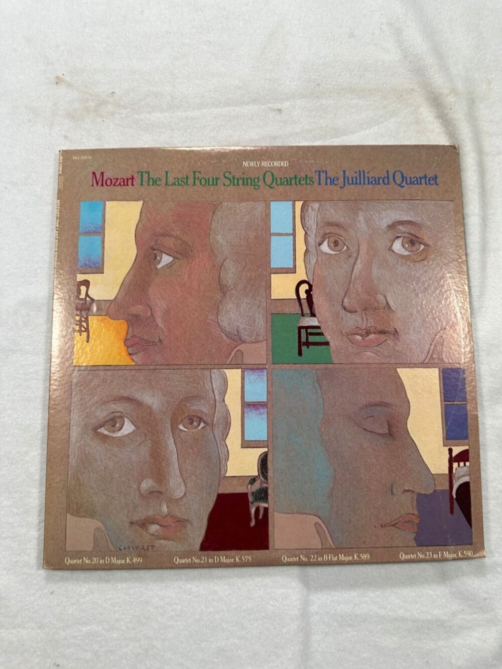 Mozart The Last Four String Quartets The Juilliard Quartet 1976 Vinyl 33RPM